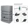 Kreher Aqua Tower Wassertonne 450 l grau