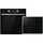 Gorenje Black SET 5 Induktion, Einbauherdset (Induktionskochfeld, A, 77 l)