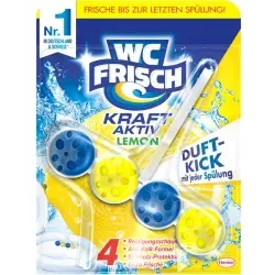 WC Frisch Kraft-Aktiv Duftspüler WK1 , Lemon, 1 Packung = 10 Stück
