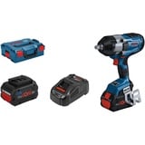 Bosch Professional 18V System BITURBO Akku Drehschlagschrauber GDS 18V-1000 (inkl. 2x ProCORE 18V 5.5Ah, Schnellladegerät GAL 1880 CV, L-BOXX-Einlage, L-BOXX)