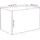 vidaXL Aquarium 25 l mit Speicher Transparent/Weiß