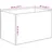 vidaXL Aquarium 25 l mit Speicher Transparent/Weiß