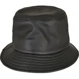 Flexfit Imitation Leather Bucket Hat schwarz ONE SIZE