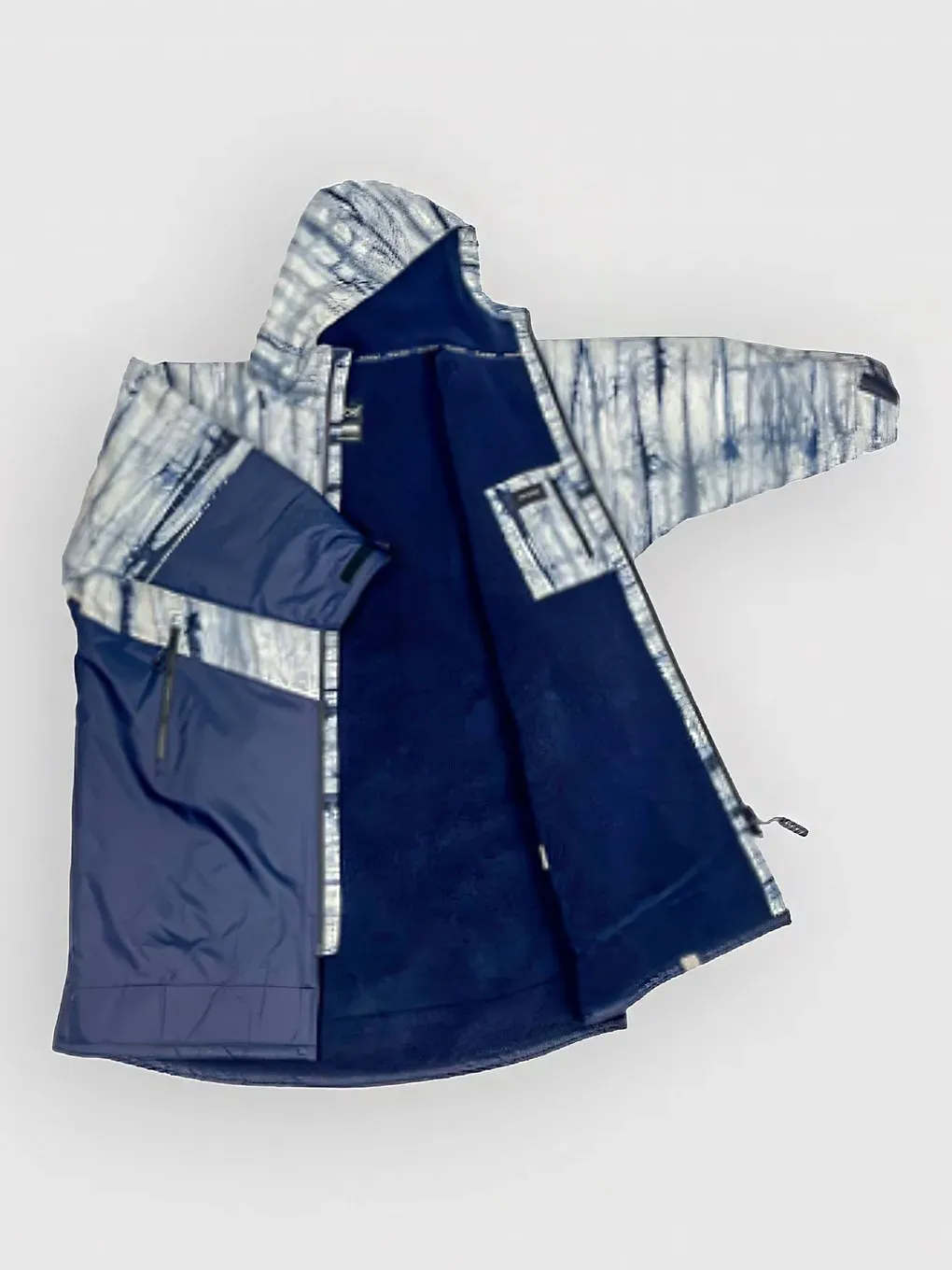 Dryrobe Advance Long Sleeve Surf Poncho batik blue Gr. XS