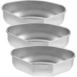 Warmhm 3stücke Teiliges Dampfgarer-set Mit Geteiltem Fächerförmigem Dampfkorb Kompatibel Für Töpfe Backofen Und Heißluftfritteuse Energiesparend Optimaler Temperaturkontrolle Für Babynahr