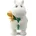 AURORA Moomin Standing with Daffodil 17 Weiß/Grün/Gelb