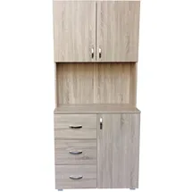 Hti-Living Küchenbuffet Blanca 80 x 180 x 40 cm BEIGE