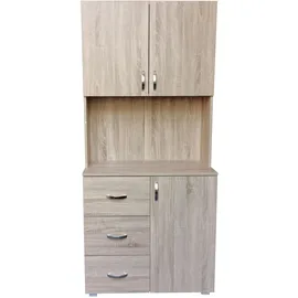 Hti-Living Küchenbuffet Blanca 80 x 180 x 40 cm BEIGE