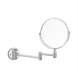 Kosmetikspiegel 1X / 3X Vergrößerung Wandmontage Schminkspiegel Bad Ø17cm Qivee