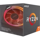 AMD RyzenTM 7 2700X (YD270XBGAFBOX) Prozessor mit Kühllösung Wraith Prism with RGB LED, Mehrfarbig