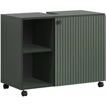 trendteam Waschbeckenunterschrank 2 Fächer 80 x 64 x 42 cm Grün