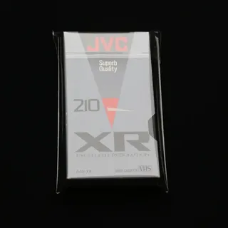 VHS Video Kassetten Schutzhüllen aus hochtransparenten Folie für das Format 105 x 200 x 29 mm 100 Stück