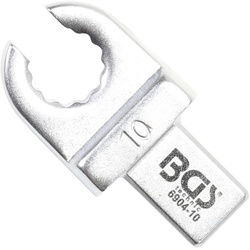 BGS 6904-10 Einsteck-Ringschlüssel offen 10mm für Aufnahme 9 x 12mm