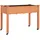 vidaXL Pflanzkübel mit Einsatz und Rollen 118 x 59 x 80 cm Braun