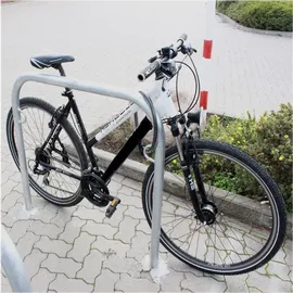 Trutzholm Fahrradanlehnbügel 115 x 99 cm Stahl feuerverzinkt Ø 49 mm Grau