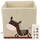 Bieco Aufbewahrungsbox Esel 33 x 33 x 33 cm 1-tlg. beige