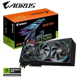 GIGABYTE AORUS GeForce RTX 5080 MASTER 16G Grafikkarte HDMI/DP