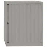 Bisley Rollladenschrank Rollladenschrank EuroTambour in Silber - Maße: H 103 x B 80 x T 43 cm grau|silberfarben