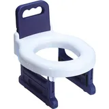 ADOB Kinder-WC-Sitz ADOB "Baby-Toilet-Seat", blau (blau, weiß), B:32cm L:26cm, Kunststoff, WC-Sitze,