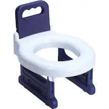 ADOB Kinder-WC-Sitz ADOB "Baby-Toilet-Seat", blau (blau, weiß), B:32cm L:26cm, Kunststoff, WC-Sitze,