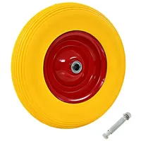 vidaXL Gartengeräte-Ersatzrad Schubkarrenrad 4,00 - 8 390 mm