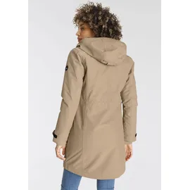 POLARINO Funktionsparka POLARINO, Damen, Gr. 54, beige, Web, Obermaterial: 100% Polyester. Futter: 100% Polyester.