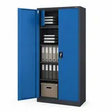 Jan Nowak Metallschrank Aktenschrank 185 x 90 x 45 cm Blau