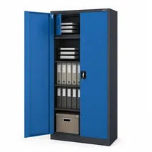Jan Nowak Metallschrank Aktenschrank 185 x 90 x 45 cm Blau