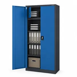 Jan Nowak Metallschrank Aktenschrank 185 x 90 x 45 cm Blau