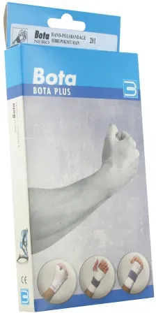 Bota Handhandgelenksbandage 201 Small -15cm Schwarz Stück 1