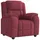 vidaXL Relaxsessel Weinrot Stoff 99 x 102 x 99 cm Rot mit Liegeposition