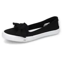 Dockers Sneaker Ballerinas, Freizeitschuh mit auffälliger Schleife, Gr. 42,