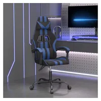 vidaXL Gaming-Stuhl Drehbar Blau