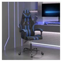 vidaXL Gaming-Stuhl Drehbar Blau
