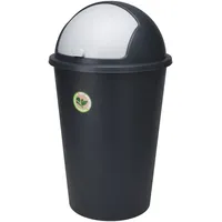 Mojawo Schwingdeckeleimer 50 l Grau