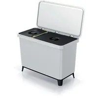 KEDEN Systema 57x29x41 Cm Recyclingbehälter - White - One