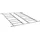 Floraworld Fundament 301 x 303 cm verzinkt Grau/Silber