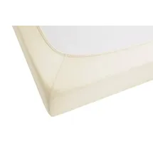biberna 0077866 Jersey-Elastic 90 x 190 - 100 x 220 cm natur
