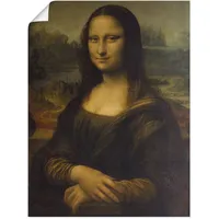 ARTland Wandbild »Mona Lisa. Um 1503«, Porträts, (1 St.),