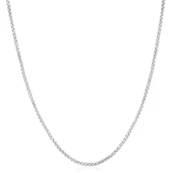 ANIA HAIE - NECKLACE - Box Link Chain - silver