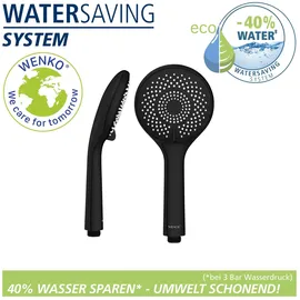 Wenko Duschkopf Watersaving Ø 11 cm