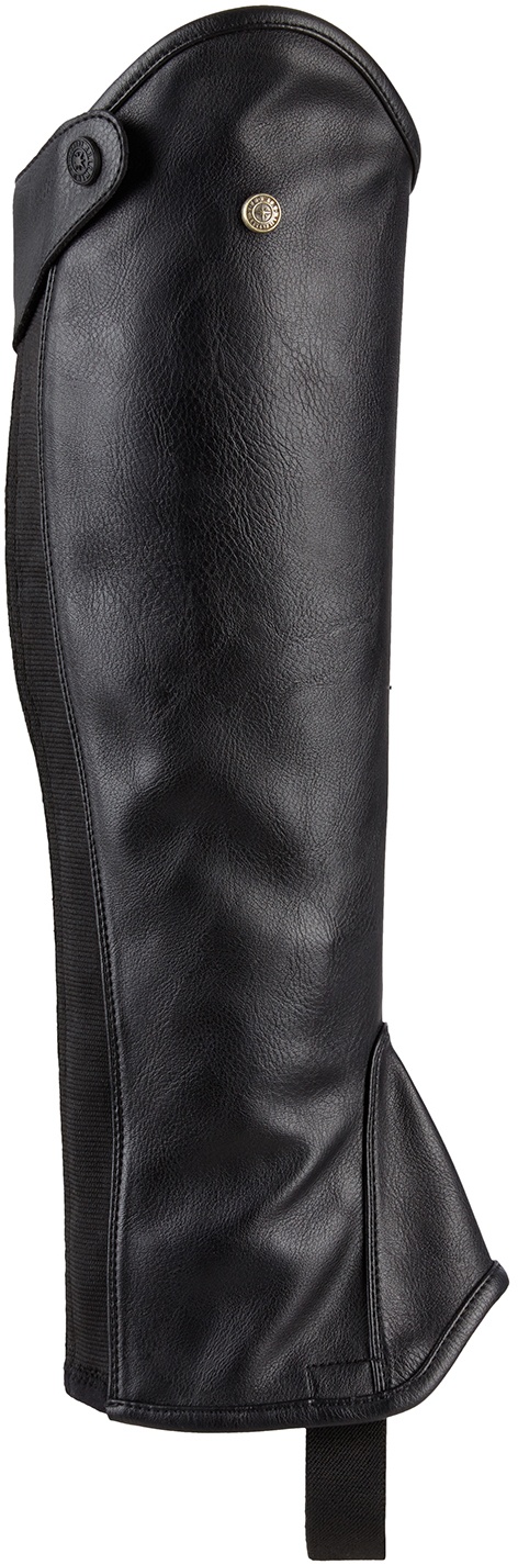 Suedwind Soft Chap Comfort schwarz weiches dehnbares Leder Elastikeinsatz , Suedwind Chaps: M