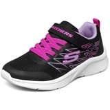 Skechers Zapatillas Deportivas Infantiles Microspec Negro Leichtathletik-Schuh, schwarz/weiß, 28 EU - 28 EU