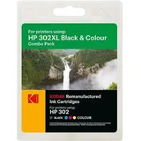 Kodak Supplies 185H030217 HP 2133 Tinte (2) Bk+Cl F6U68AE/F6U67AE, 560/330S. 15/18ml
