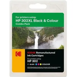 Kodak Supplies 185H030217 HP 2133 Tinte (2) Bk+Cl F6U68AE/F6U67AE, 560/330S. 15/18ml