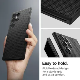 SPIGEN Samsung Galaxy S24 Ultra Liquid Air Hülle schwarz
