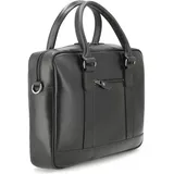 Buckle & Seam Leder Business Briefcase Everett / Schwarz / Dots Koffer24