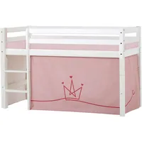 Hoppekids Hochbett ECO Dream 70 x 160 cm Kiefer massiv rosa