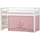 Hoppekids Hochbett ECO Dream 70 x 160 cm Kiefer massiv rosa