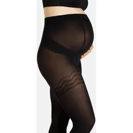 CAMANO Umstandsleggings fine functional perfekt für jede Phase der Schwangerschaft, 3D 50 DEN schwarz 48